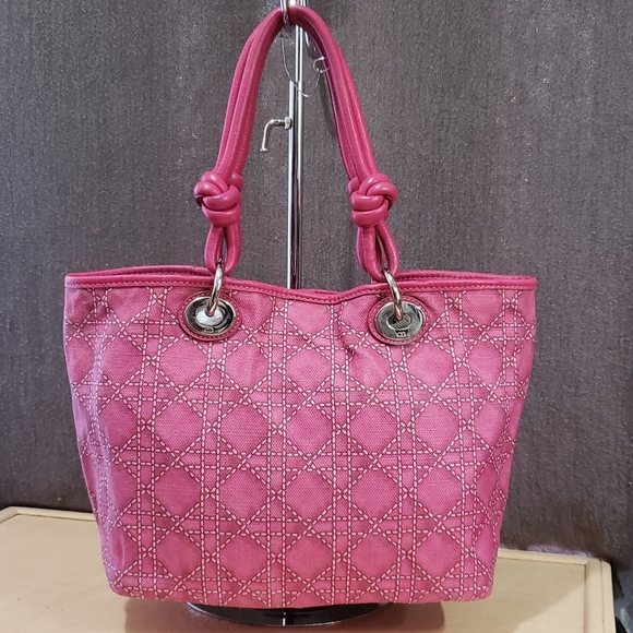 Auth Cannage print Dior Tote - Picture 2 of 15